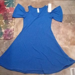 Heathmoor cold shoulder dress shirt